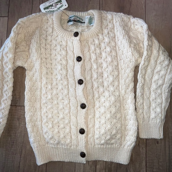 Aran Crafts Aran Sweater NEW 6-7 yrs - Picture 1 of 4